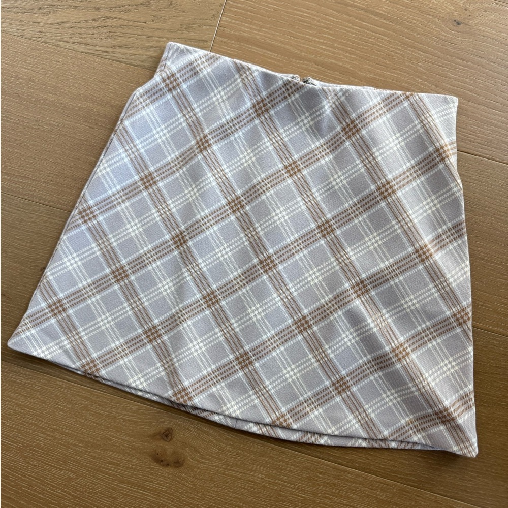 Wilfred Aritzia Plaid Mini Skirt